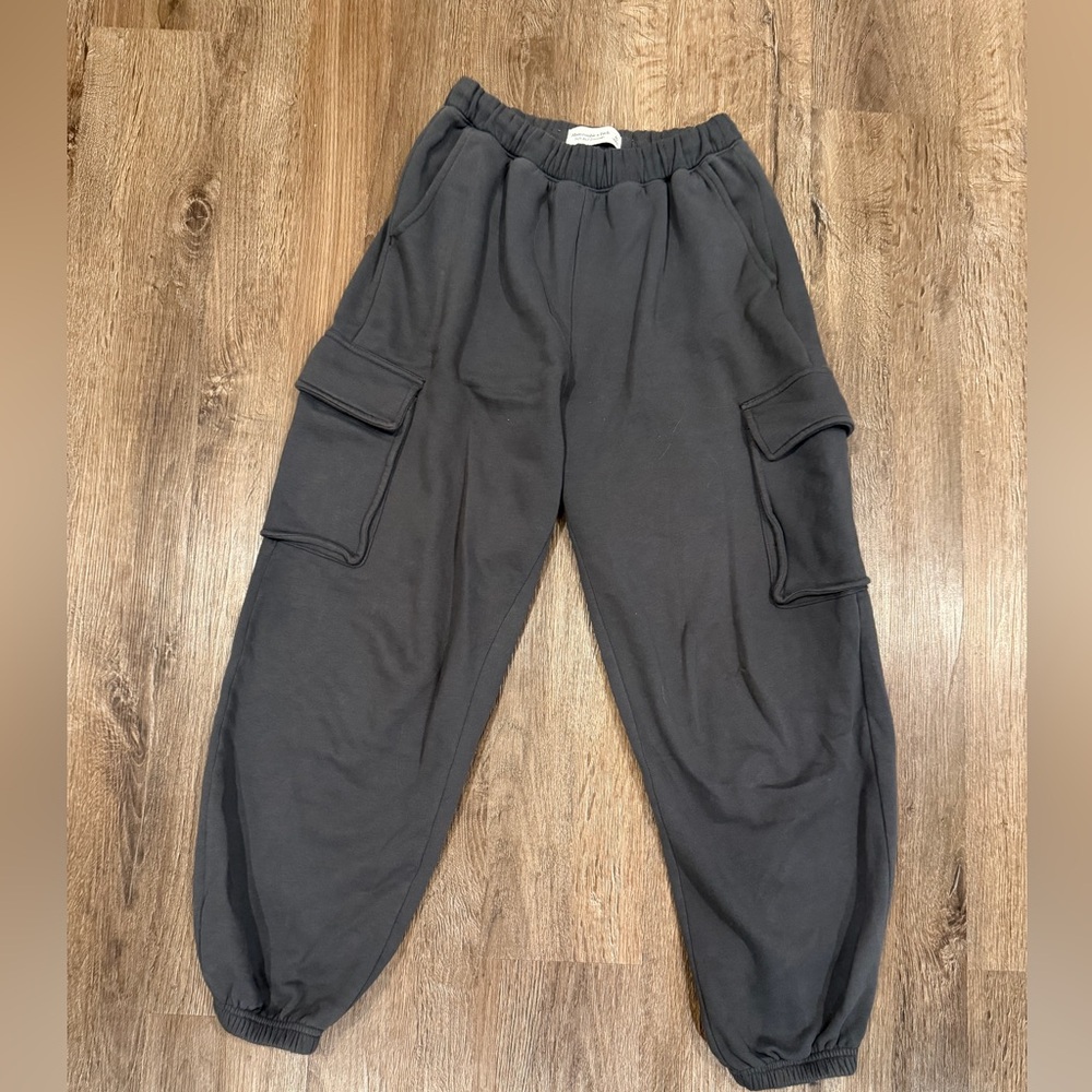 Abercrombie & Fitch Charcoal Jogger Pants